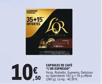 L'OR ESPRESSO Capsules de café