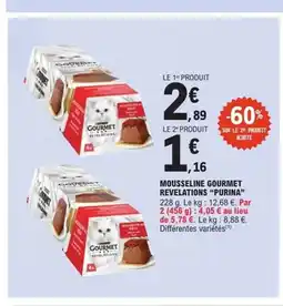 E.Leclerc Express PURINA Mousseline gourmet revelations offre