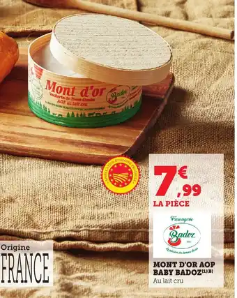 Mont d'or aop baby badoz