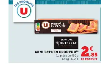 Bi1 Mini pate en croute u offre