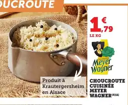 Bi1 MEYER WAGNER Choucrouterie cuisinée offre