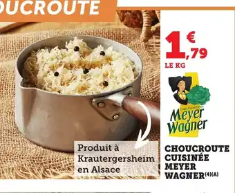 MEYER WAGNER Choucrouterie cuisinée
