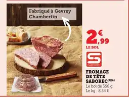 Bi1 Fromage de tête saborec offre