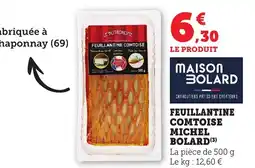 Bi1 MAISON BOLARD Feuillantine comtoise offre