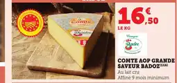 Bi1 BADOZ Comte aop grande saveur offre