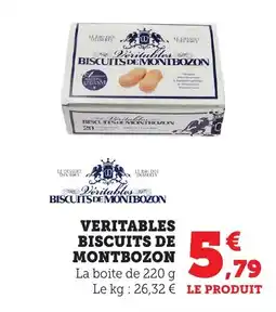 Bi1 Veritables biscuits de montbozon offre