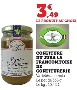 Bi1 Confiture du jura la francomtoise de confiture offre