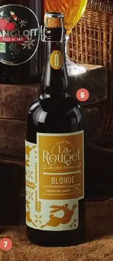 Bi1 LA ROUGET Biere brasserie artisanale offre