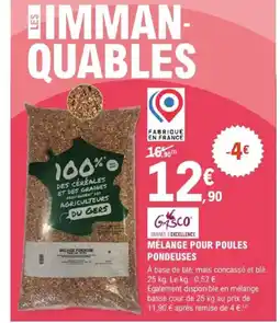 E.Leclerc Jardi Mélange pour poules pondeuses offre
