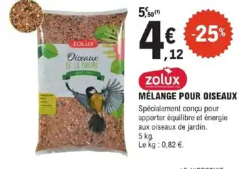 E.Leclerc Jardi ZOLUX Mélange pour oiseaux offre