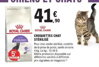 E.Leclerc Jardi ROYAL CANIN Croquettes chat stérilisé offre