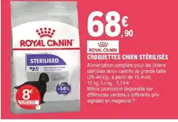 E.Leclerc Jardi ROYAL CANIN Croquettes chien stérilisés offre