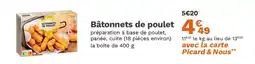 Picard Bâtonnets de poulet offre