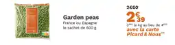 Picard Garden peas offre