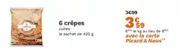 Picard 6 crêpes offre
