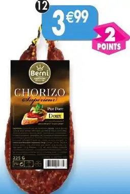 Maximo Chorizo doux qualité supérieure offre