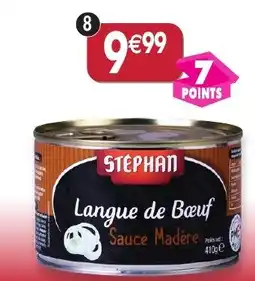 Maximo Stéphan Langue de boeuf sauce Madère offre