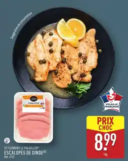 ALDI Escalopes de dinde offre