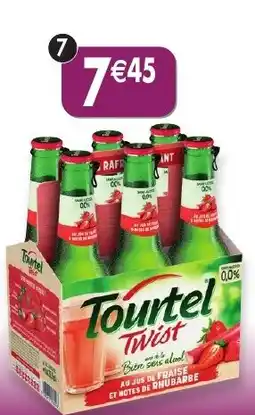 Maximo Tourtel twist fraise et rhubarbe offre