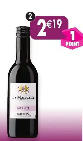 Maximo Igp oc merlot la maridelle offre