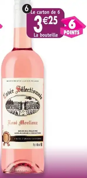 Maximo Moelleux cuvée sélectionnée 10° vce offre