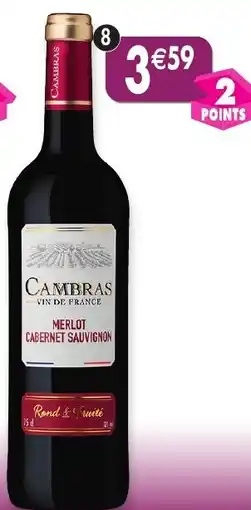 Maximo Cambras merlot-cabernet sauvignon vdf offre