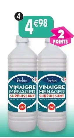 Maximo Lot de 2 vinaigres ménager 14° surpuissant offre