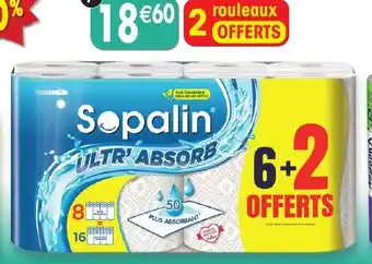 Maximo 6 maxi rouleaux blancs ultr❜absorb offre
