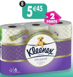 Maximo 6 rouleaux coussiné kleenex offre