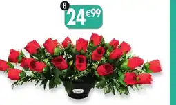 Maximo Coussin de boutons de rose coloris rouge offre