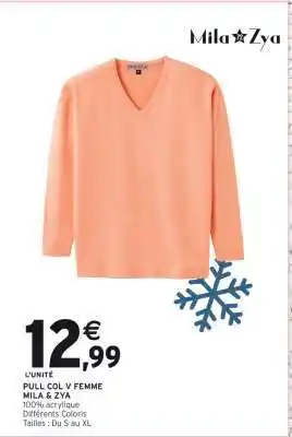 Intermarché Hyper Pull col V femme offre