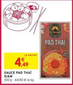 Intermarché SAUCE PAD THAÏ SIAM offre