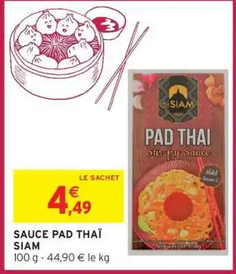 Intermarché SAUCE PAD THAÏ SIAM offre