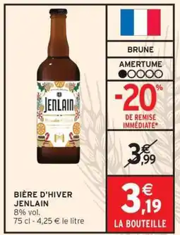 Intermarché BIÈRE D'HIVER JENLAIN offre