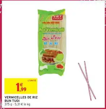 VERMICELLES DE RIZ BUN TUOI