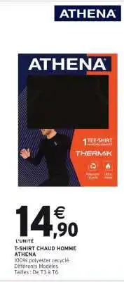 Intermarché Hyper T-SHIRT CHAUD HOMME ATHENA offre