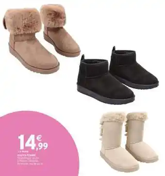 Intermarché Hyper BOOTS FEMME offre
