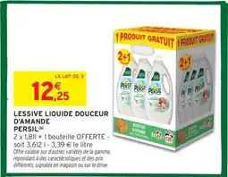 Intermarché Lessive Liquide Douceur D'amande Persil offre