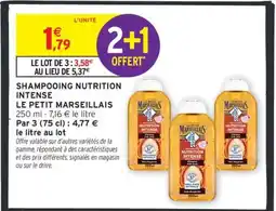 Intermarché SHAMPOOING NUTRITION INTENSE LE PETIT MARSEILLAIS offre
