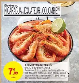 Intermarché CREVETTES CUITES offre
