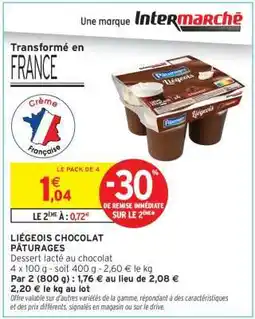 Intermarché LIÉGEOIS CHOCOLAT PÂTURAGES offre