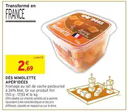 Intermarché Dés Mimolette Apér'idées offre