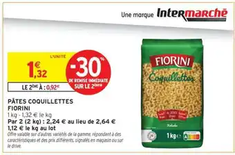 Intermarché PÂTES COQUILLETTES FIORINI offre