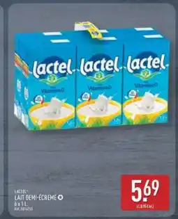 ALDI Lactel Lait Demi-écrémé offre