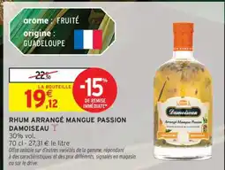 Intermarché Rhum Arrangé Mangue Passion Damoiseau offre