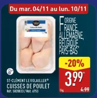 ALDI Cuisses de Poulet offre