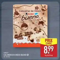 ALDI Calendrier Kinder Bueno offre