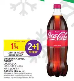 Intermarché BOISSON GAZEUSE CHERRY COCA-COLA offre