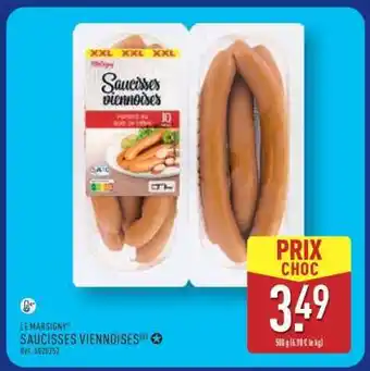 ALDI LE MARSIGNY SAUCISSES VIENNOISES offre