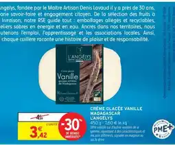 Intermarché CRÈME GLACÉE VANILLE MADAGASCAR L'ANGÉLYS offre